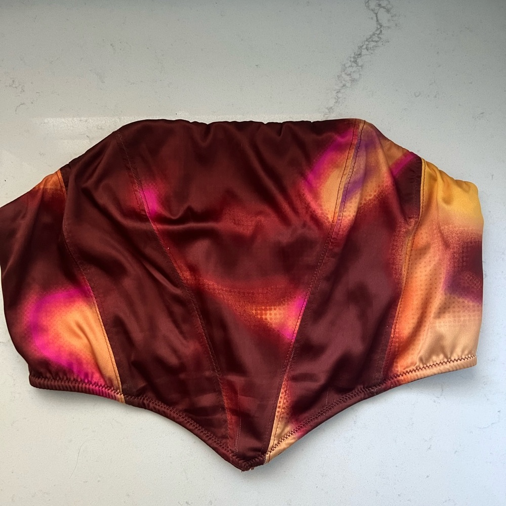 Urban outfitters crop top corset